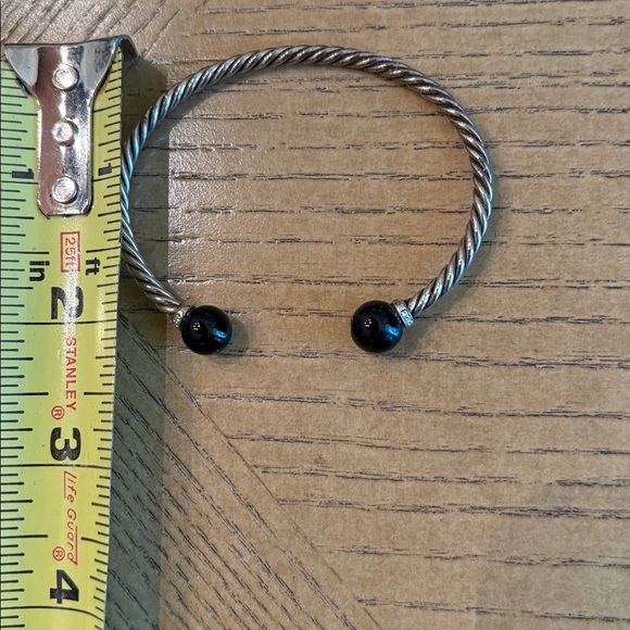 David Yurman Solari Bracelet with Diamonds and Black Onyx size medium - Picture 11 of 15
